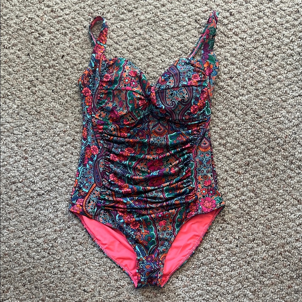 Women’s Colorful Paisley One-Piece Swimsuit